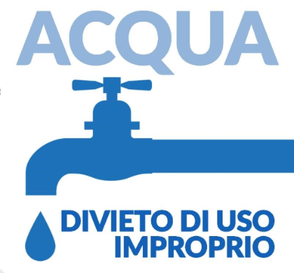 Acqua-Divieto di uso improprio